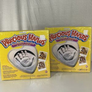 2 PackPrecious Hands Plaster Molding Kit 3D Keepsake Heart Shape Wall Mount New